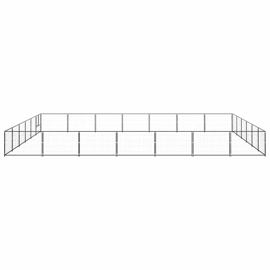 Chenil Noir 42 m² Acier - 4