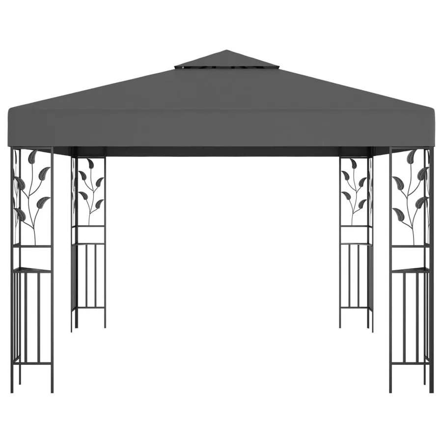Belvédère 3x3 m Anthracite - 2