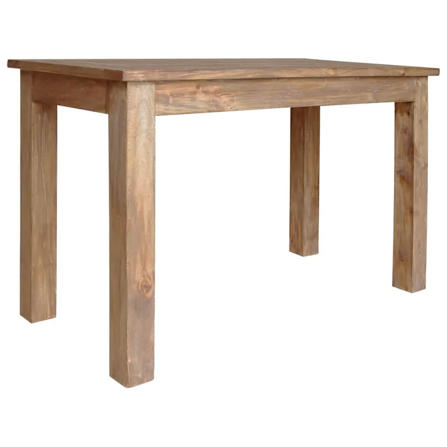 Table à manger bois d'acajou massif 120x60x77 cm