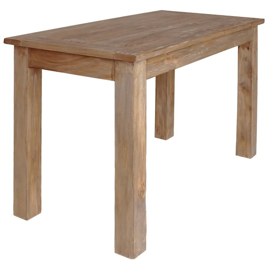 Table à manger bois d'acajou massif 120x60x77 cm - 2
