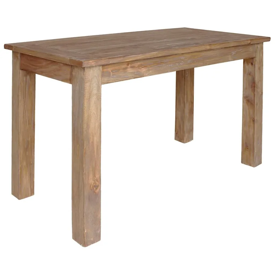 Table à manger bois d'acajou massif 120x60x77 cm - 4