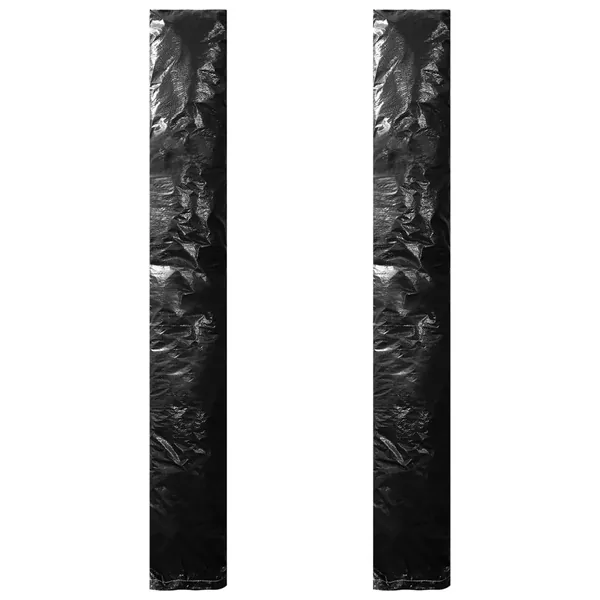 Housses de parasol avec fermeture éclair 2 pcs PE 200 cm
