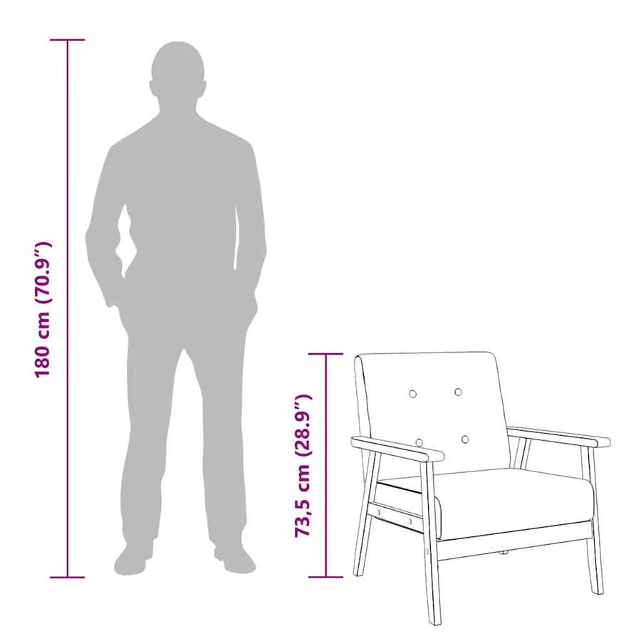 Fauteuil noir similicuir - 8