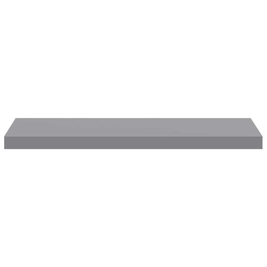 Étagère flottante murale gris 80x23,5x3,8 cm MDF - 6