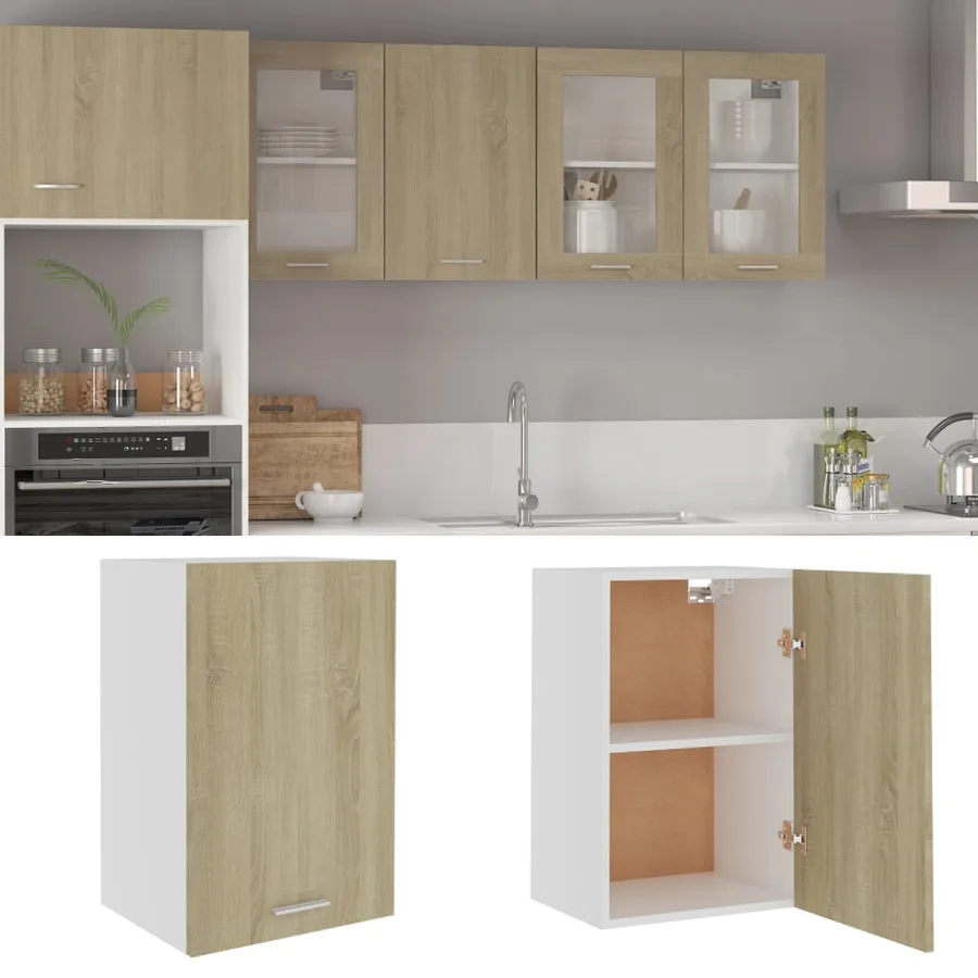 Armoire suspendue "Lyon" Chêne Sonoma 39,5 x 31 x 60 cm Bois d'ingénierie - 2