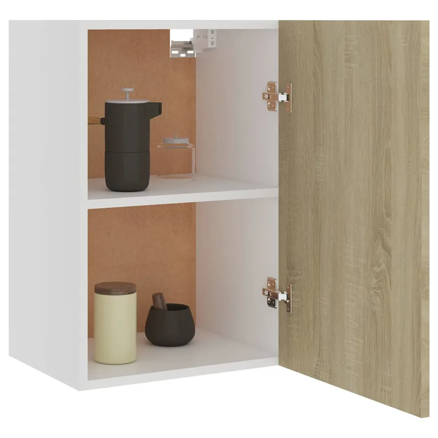 Armoire suspendue "Lyon" Chêne Sonoma 39,5 x 31 x 60 cm Bois d'ingénierie - 4