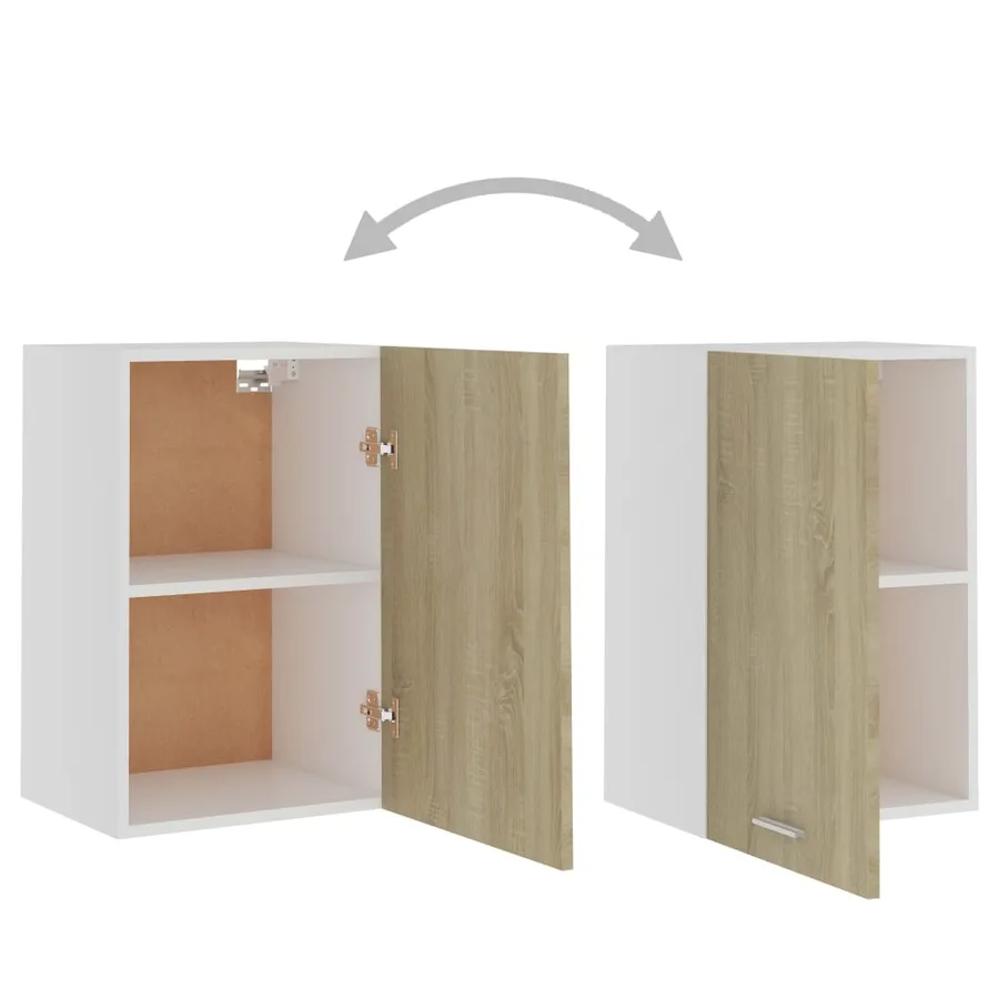 Armoire suspendue "Lyon" Chêne Sonoma 39,5 x 31 x 60 cm Bois d'ingénierie - 5