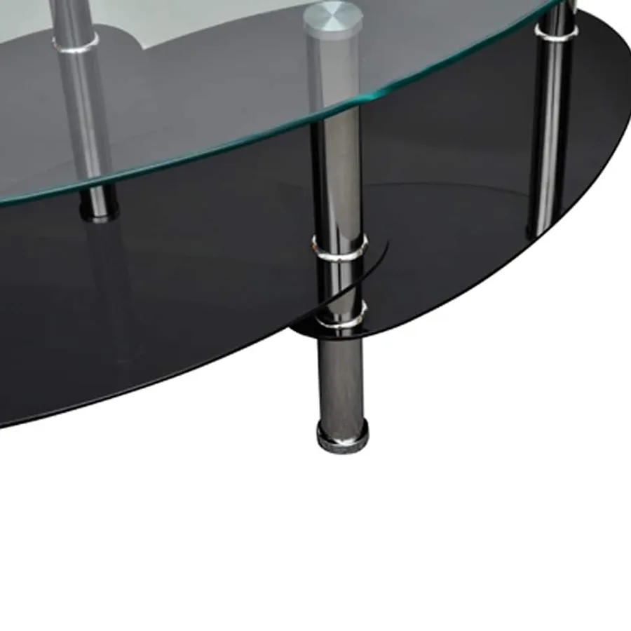 Table basse avec design exclusif Noir - 3
