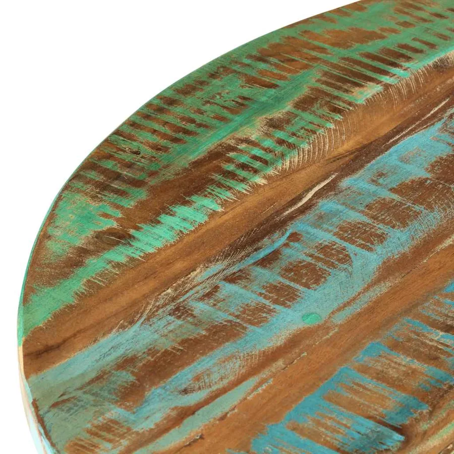 Table basse Bois massif de récupération 65x32 cm - 9