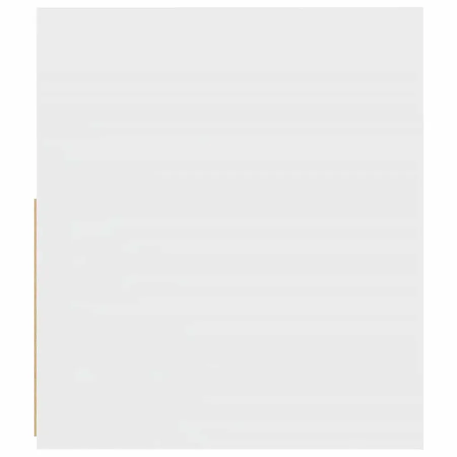 Tables de chevet 2 pcs avec LED Blanc 60x35x40 cm - 6