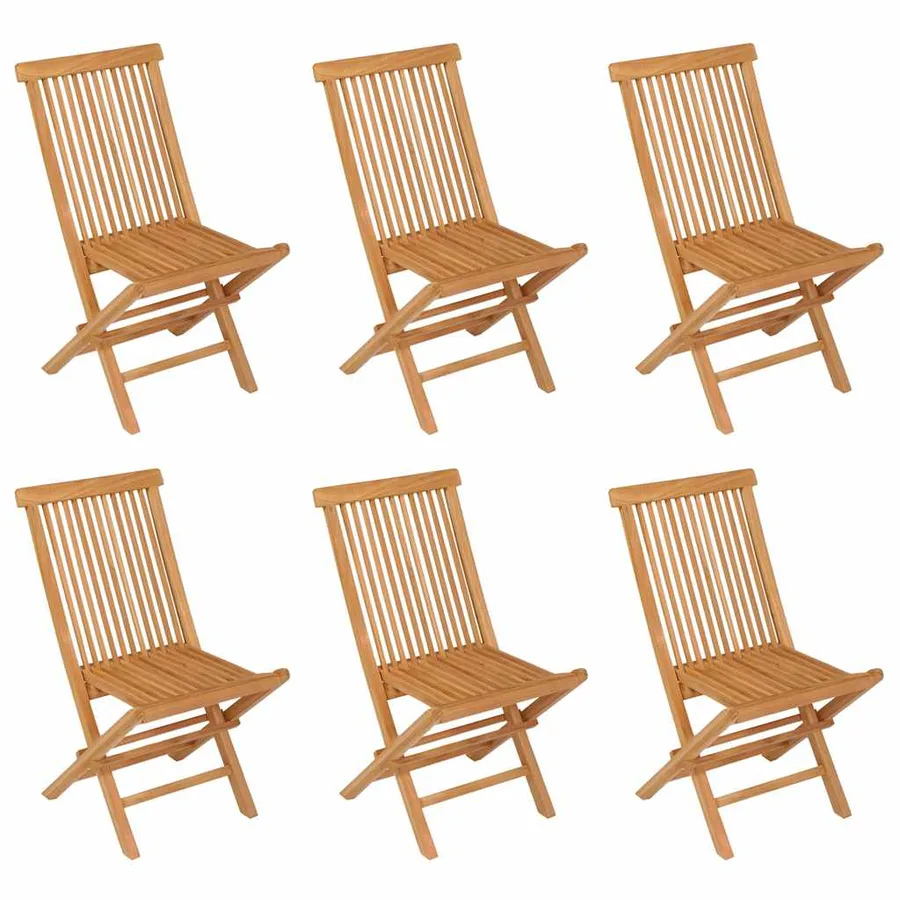 Ensemble à manger de jardin 7 pcs Bois de teck massif - 9