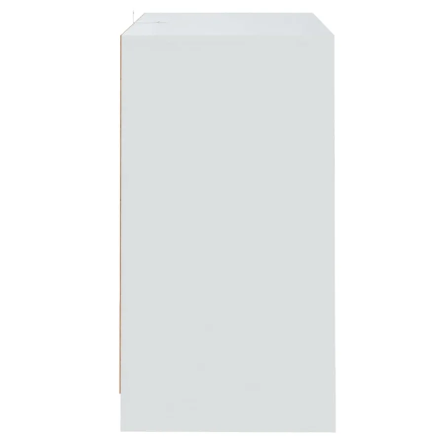 Buffets 2 pcs Blanc 70x41x75 cm Bois d'ingénierie - 5