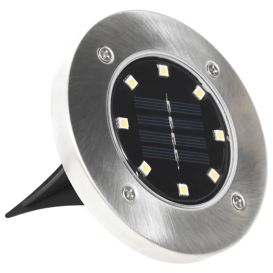 Lampes solaires de sol 8 pcs Lumières LED couleur RVB - 2