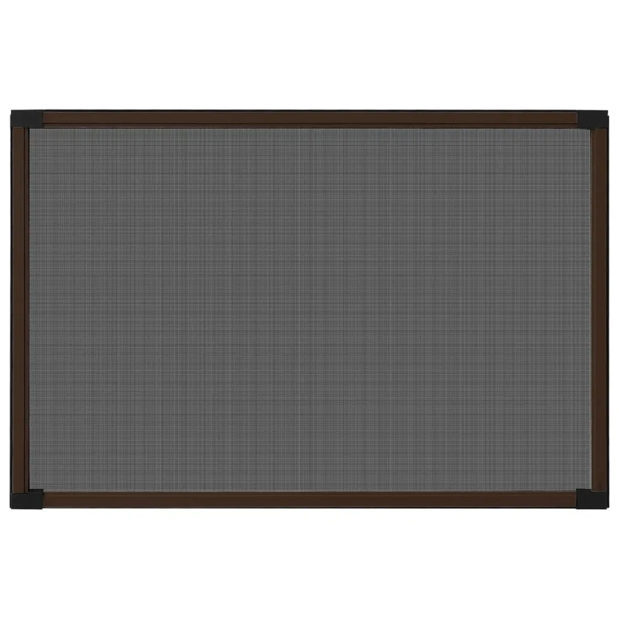 Moustiquaire extensible pour fenêtres Marron (75-143)x50 cm - 4