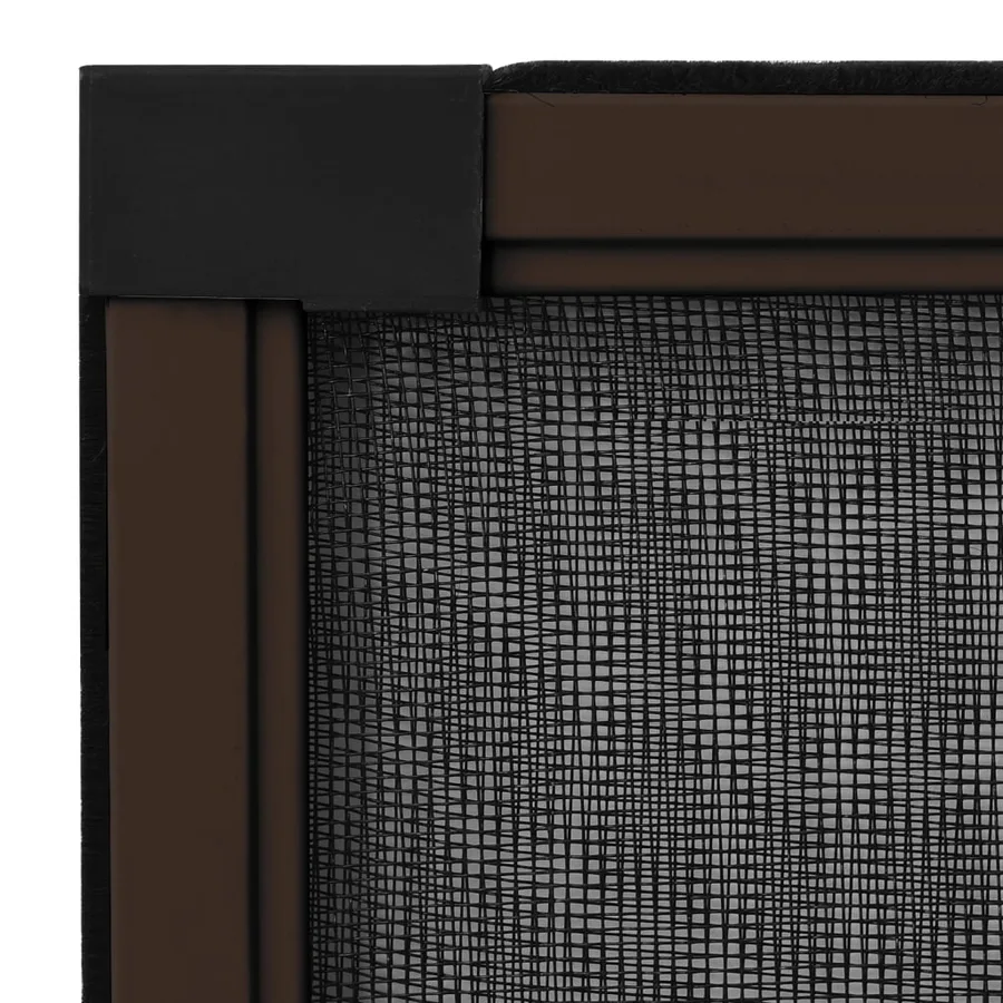 Moustiquaire extensible pour fenêtres Marron (75-143)x50 cm - 7