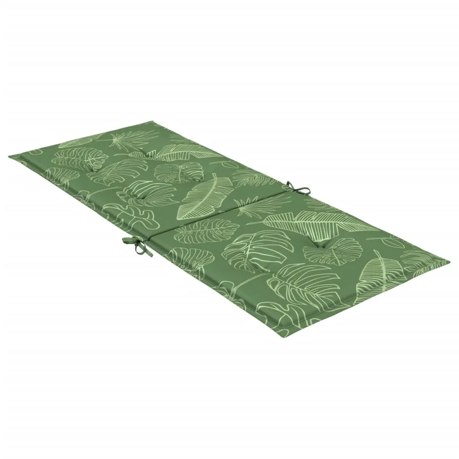 Coussins de chaise à dossier haut lot de 2 modèle de feuille - 6
