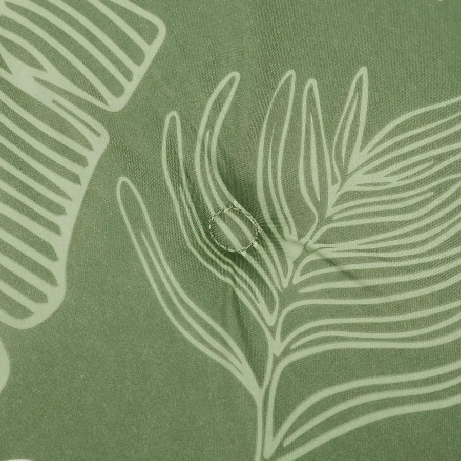 Coussins de chaise à dossier haut lot de 2 modèle de feuille - 8