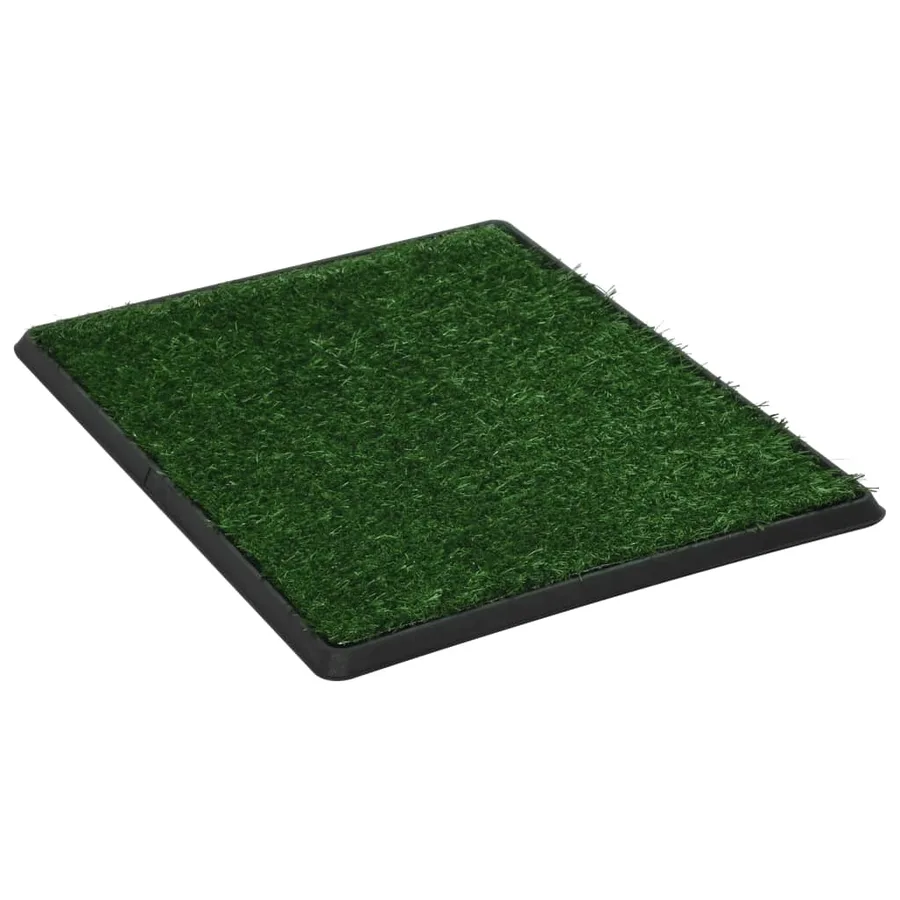 Toilette pour animaux avec plateau et gazon artificiel Vert WC - 2