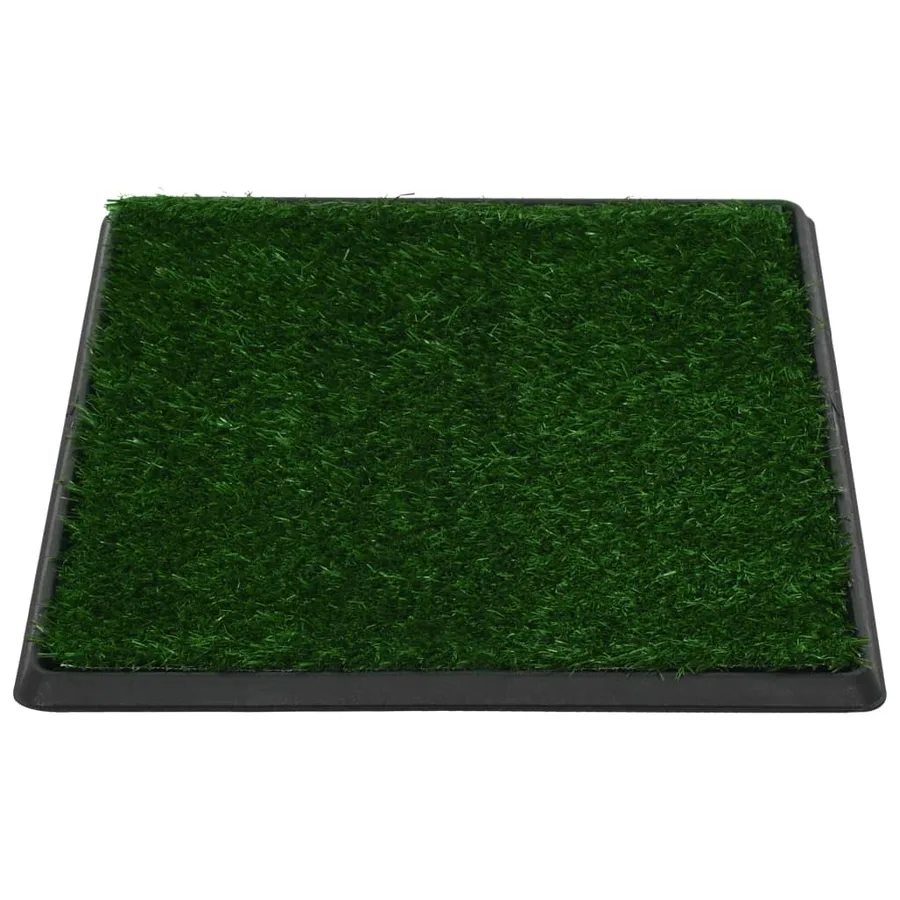 Toilette pour animaux avec plateau et gazon artificiel Vert WC - 3