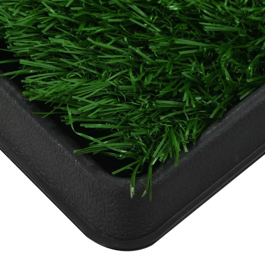 Toilette pour animaux avec plateau et gazon artificiel Vert WC - 6