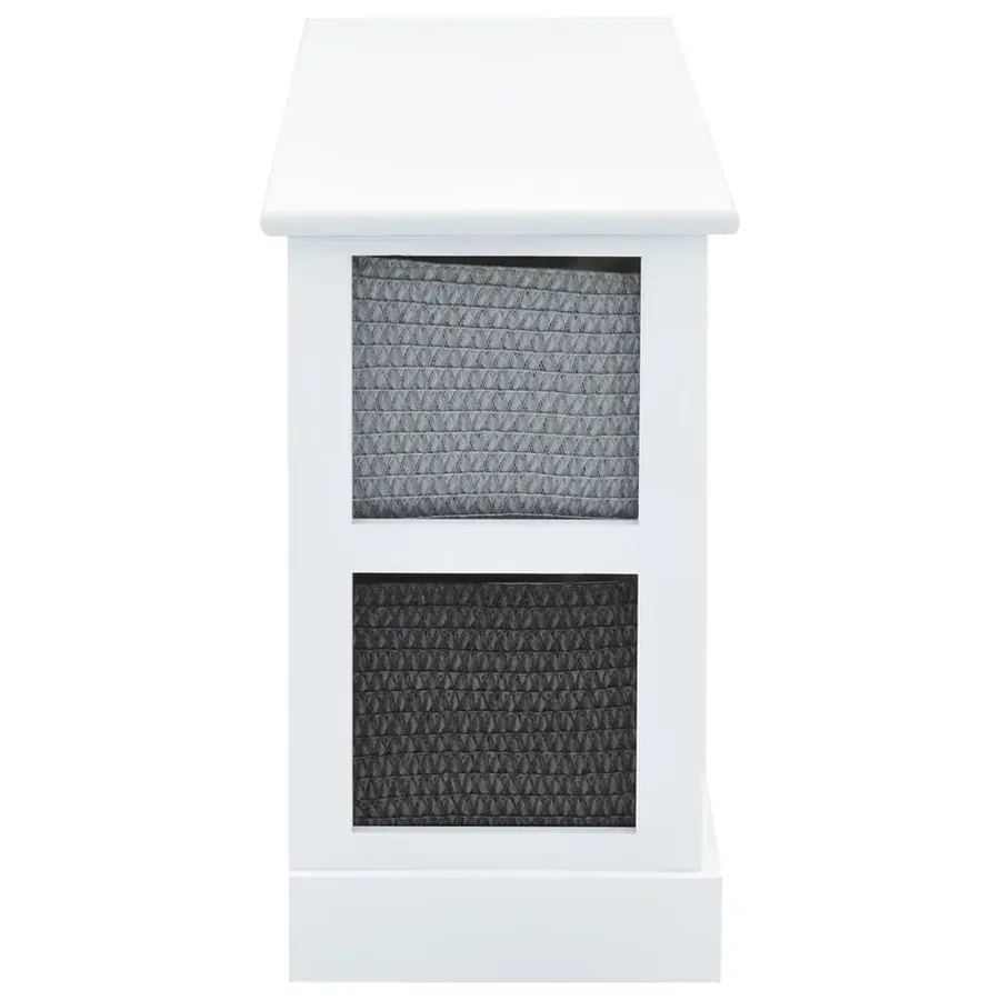 Banc de rangement 6 tiroirs Bois - 5