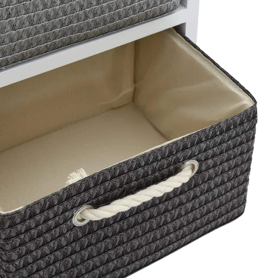 Banc de rangement 6 tiroirs Bois - 7