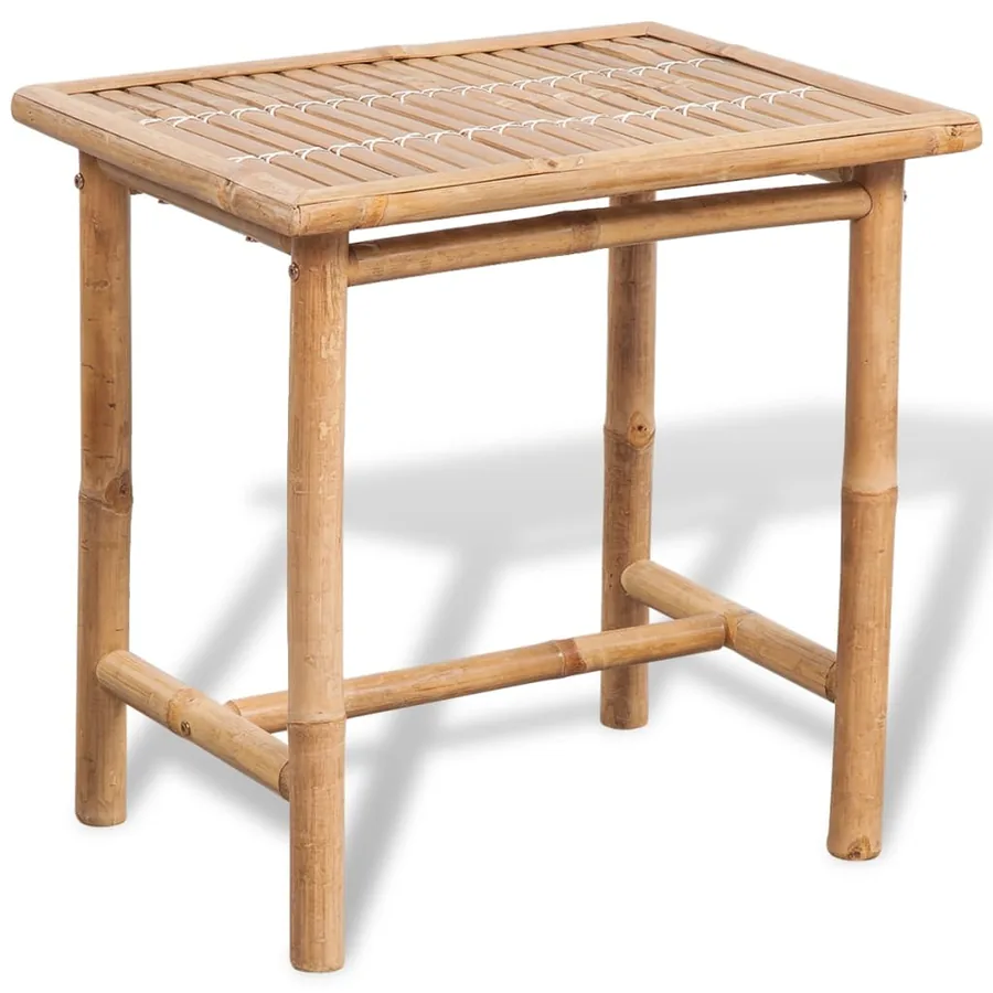 Mobilier de bistro 3 pcs avec coussins Bambou - 2