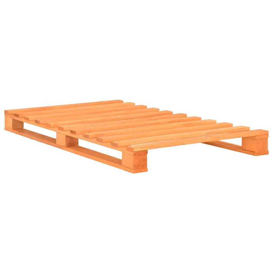 Cadre de lit de palette sans matelas 90x200 cm bois massif - 2
