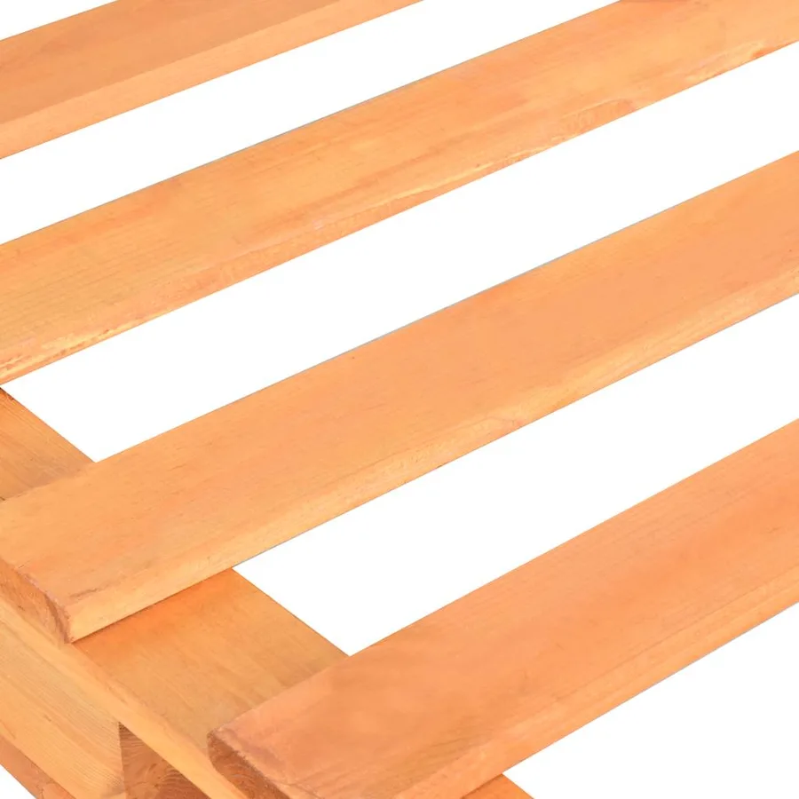 Cadre de lit de palette sans matelas 90x200 cm bois massif - 5