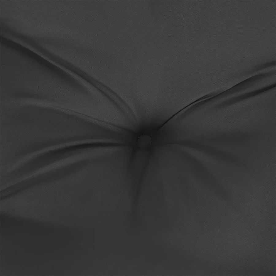 Coussin de palette noir 70x40x12 cm tissu - 8