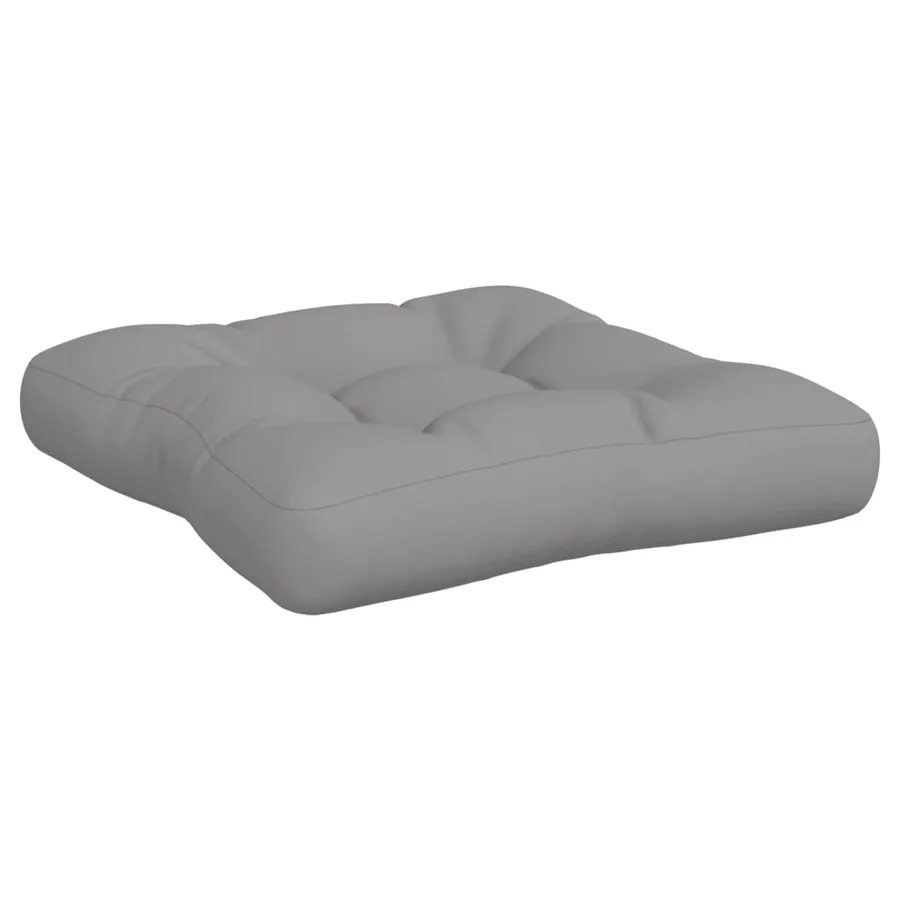 Coussins de palette lot de 3 gris tissu - 6