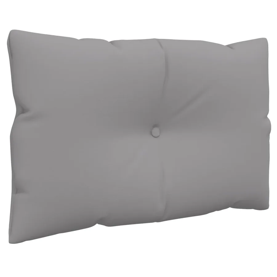 Coussins de palette lot de 3 gris tissu - 7