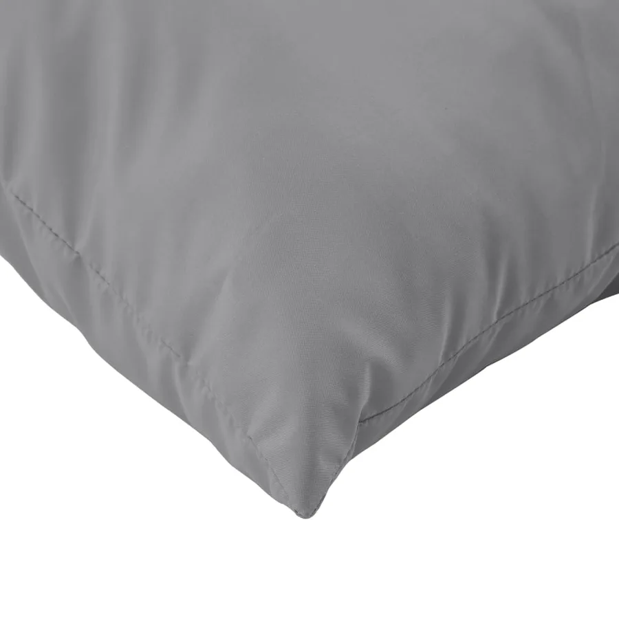 Coussins de palette lot de 3 gris tissu - 8