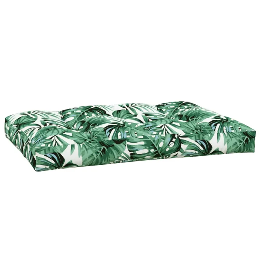 Coussin de palette vert 120x80x12 cm tissu - 2