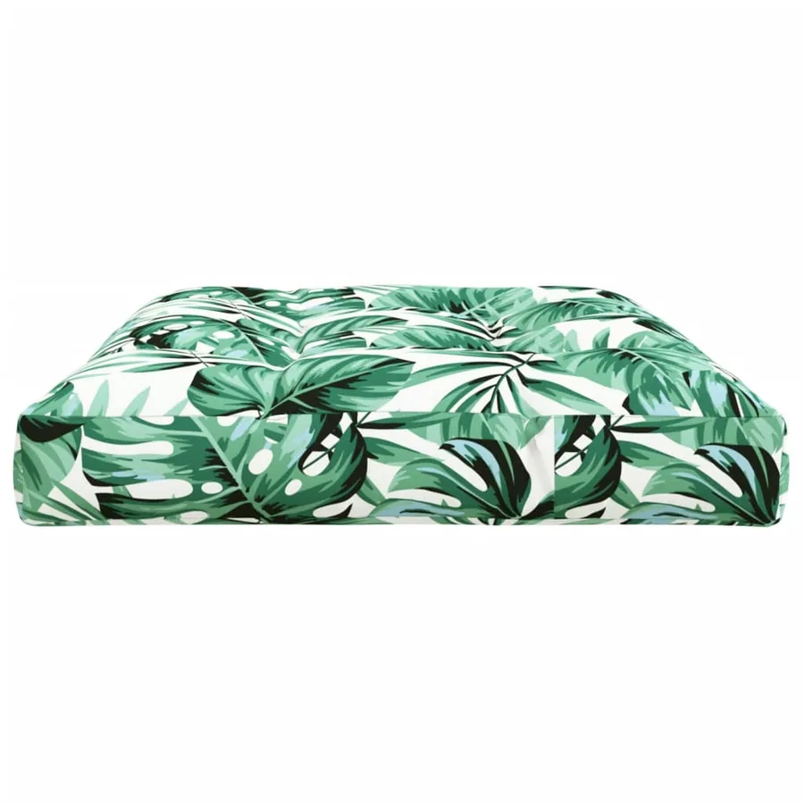 Coussin de palette vert 120x80x12 cm tissu - 5