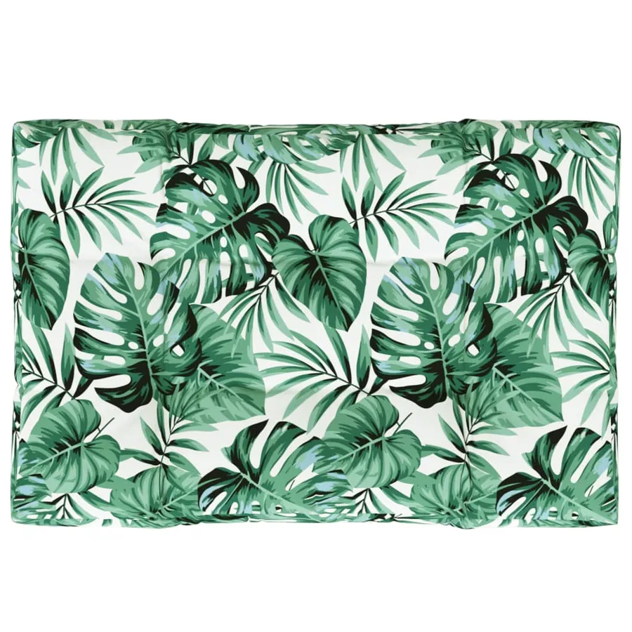 Coussin de palette vert 120x80x12 cm tissu - 6