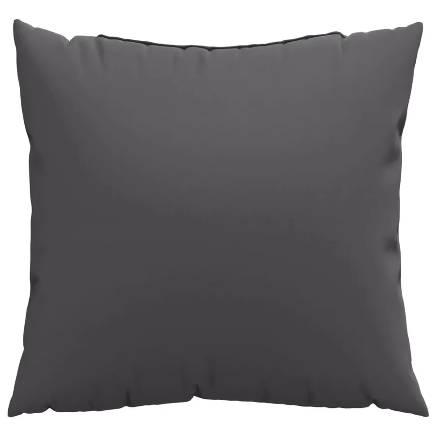 Coussins de canapé lot de 4 anthracite 60x60 cm tissu - 3