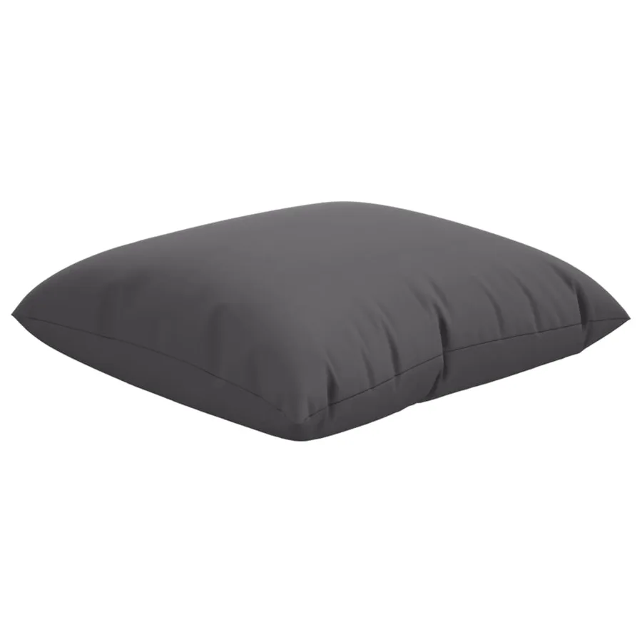 Coussins de canapé lot de 4 anthracite 60x60 cm tissu - 5