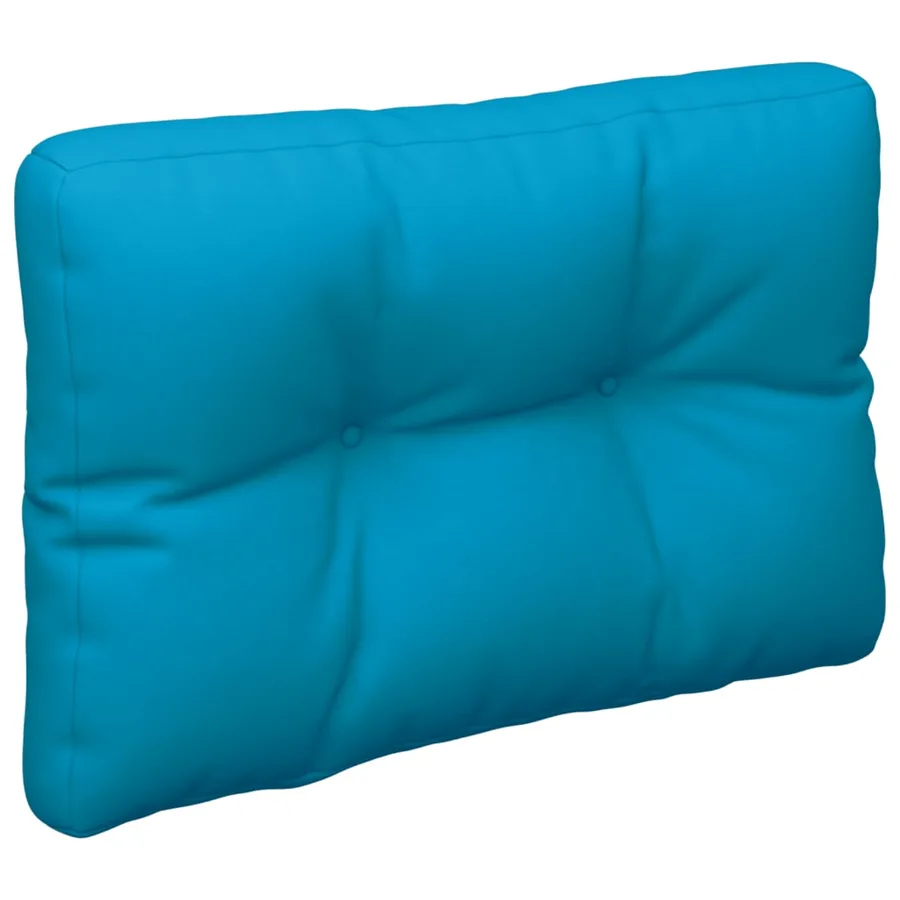 Coussins de palette lot de 2 bleu tissu - 5