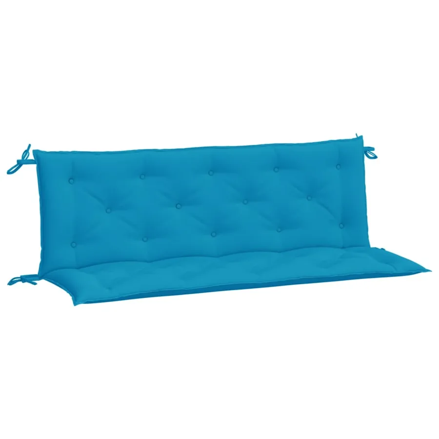 Coussins de banc de jardin lot de 2 bleu clair tissu Oxford - 2
