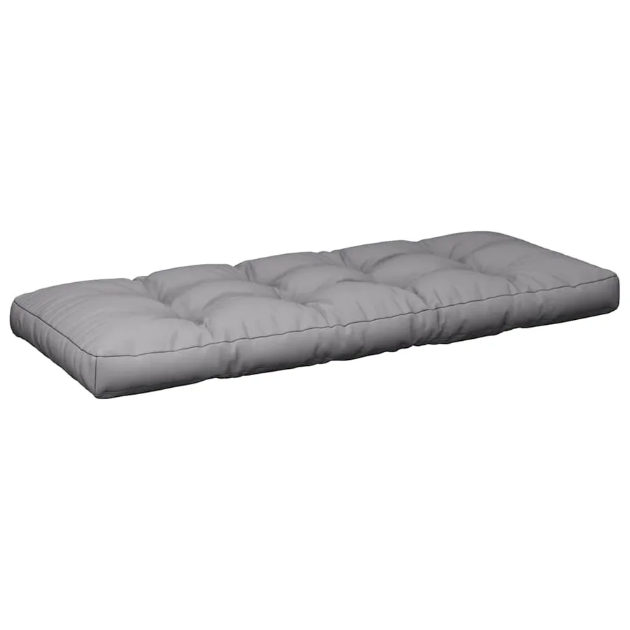 Coussins de palette lot de 2 gris tissu - 4