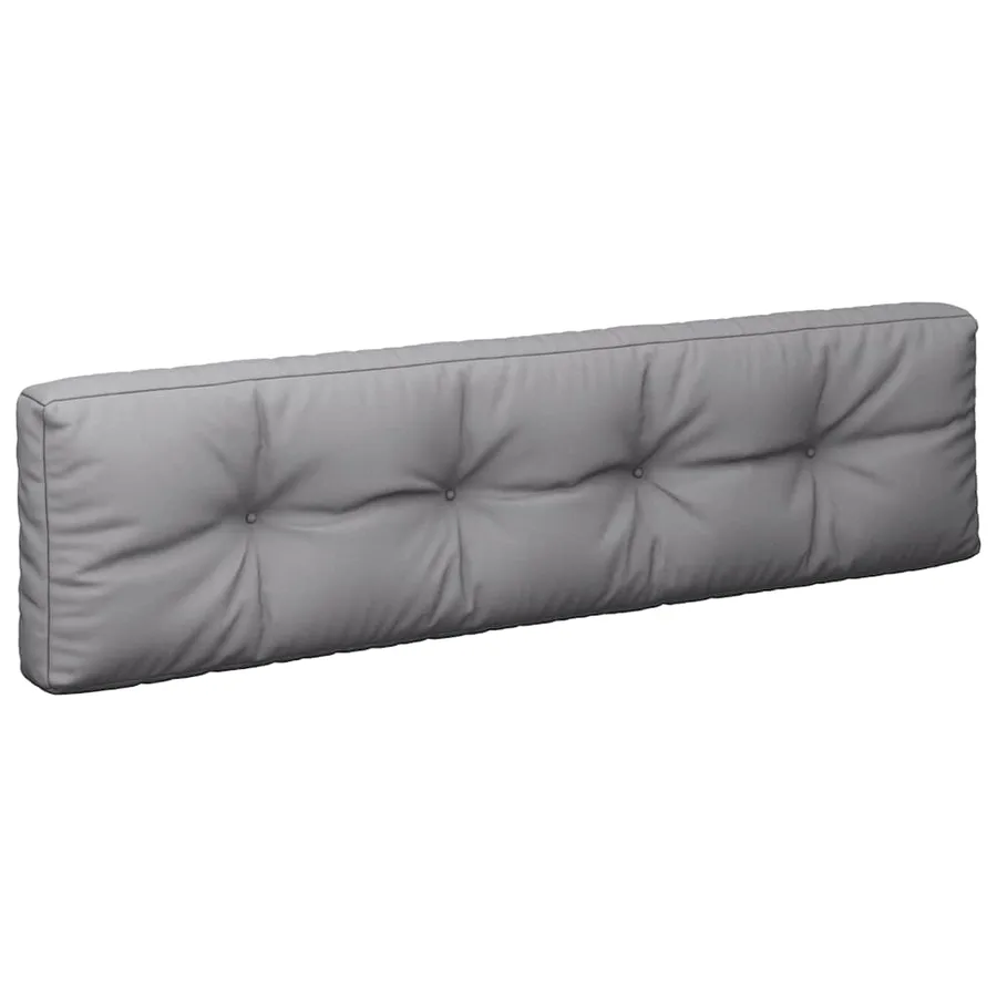 Coussins de palette lot de 2 gris tissu - 5