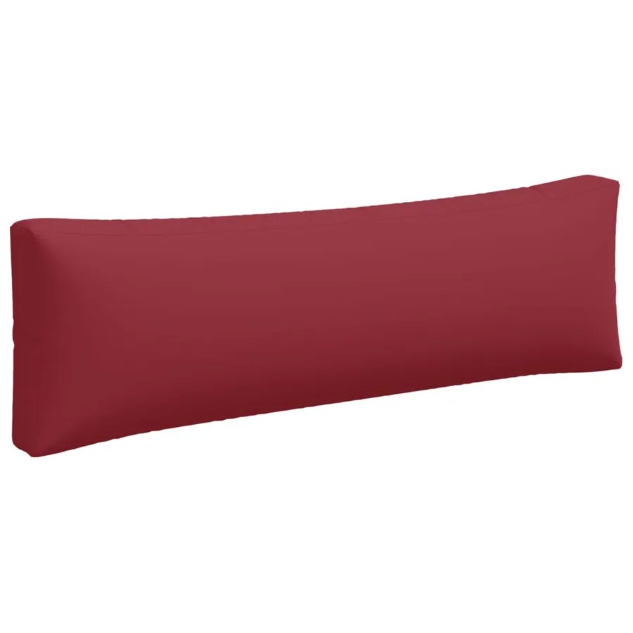 Coussins de palette lot de 3 rouge tissu - 5
