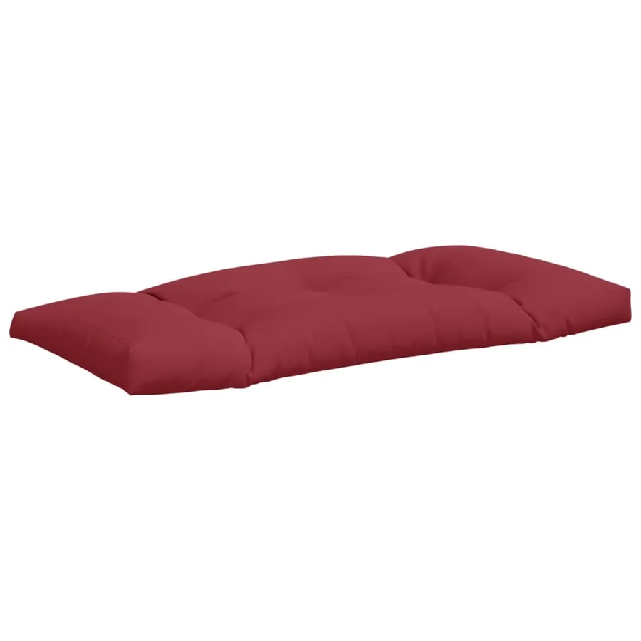 Coussins de palette lot de 3 rouge tissu - 7