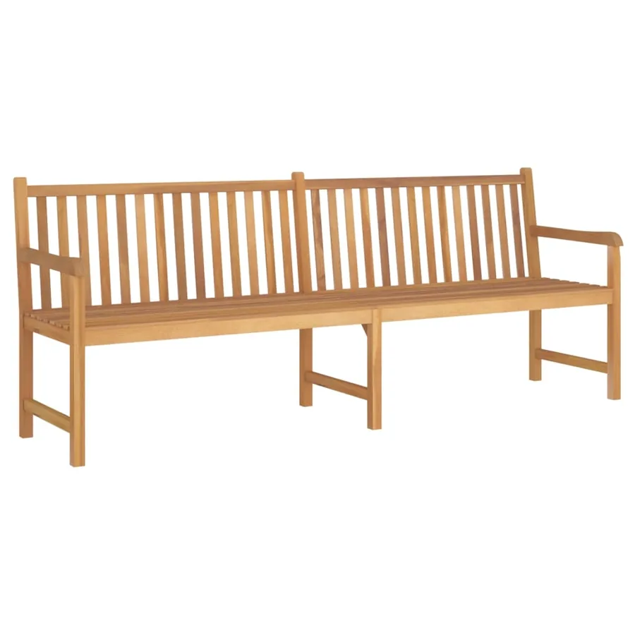 Banc de jardin 228 cm bois de teck solide