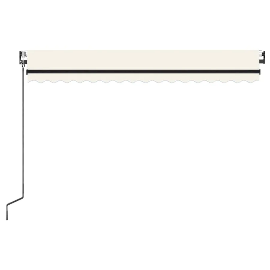 Auvent rétractable automatique 400x300 cm Crème - 4