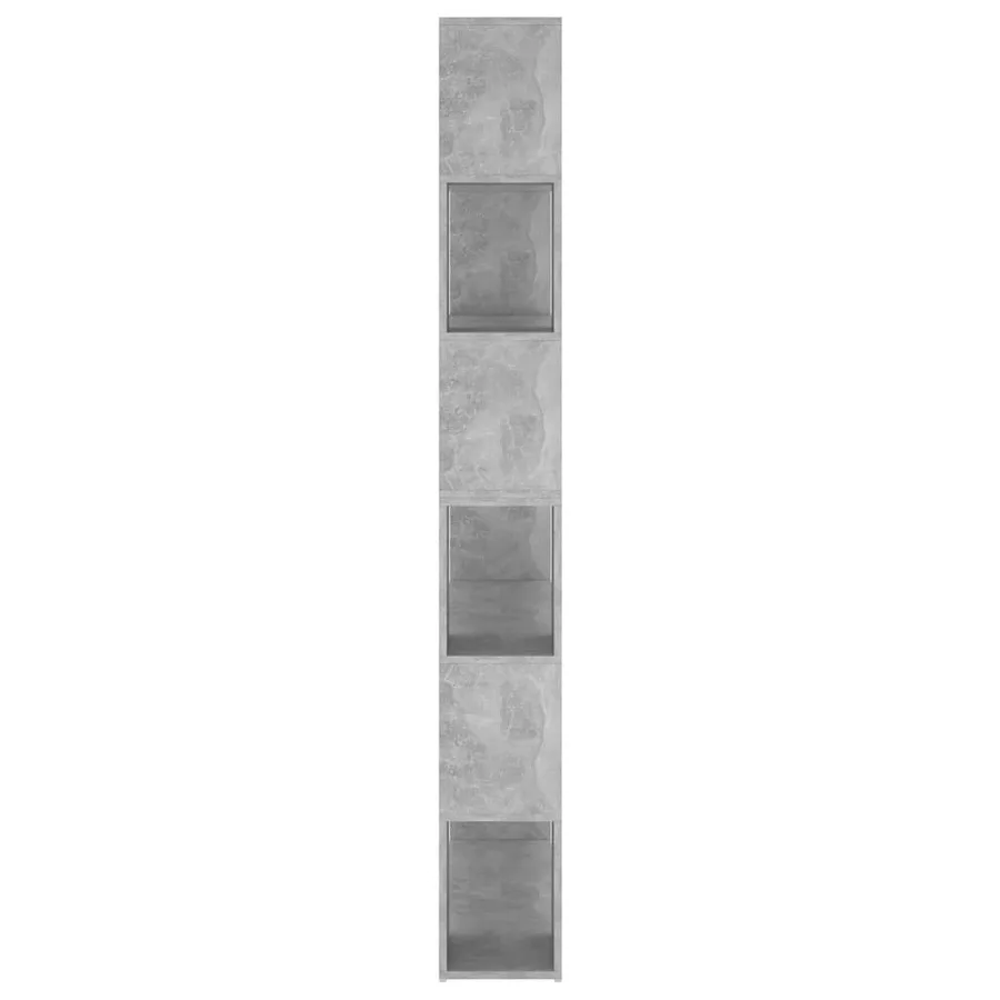Bibliothèque/Séparateur de pièce Gris béton 100x24x188 cm - 6