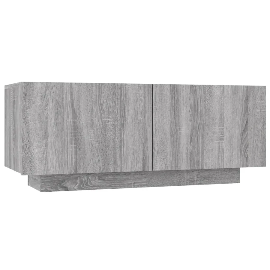 Ensemble de meubles TV avec lumières LED 2 pcs Sonoma gris - 11