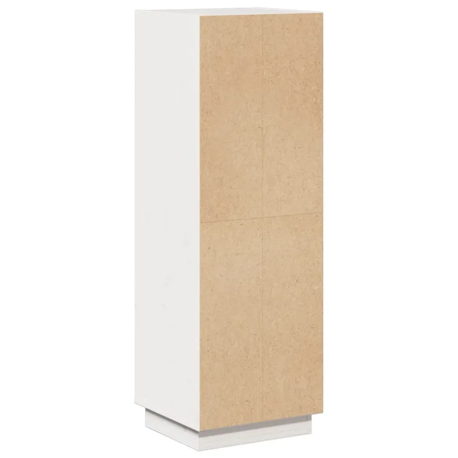 Buffet haut Blanc 37x34x110 cm Bois massif de pin - 7