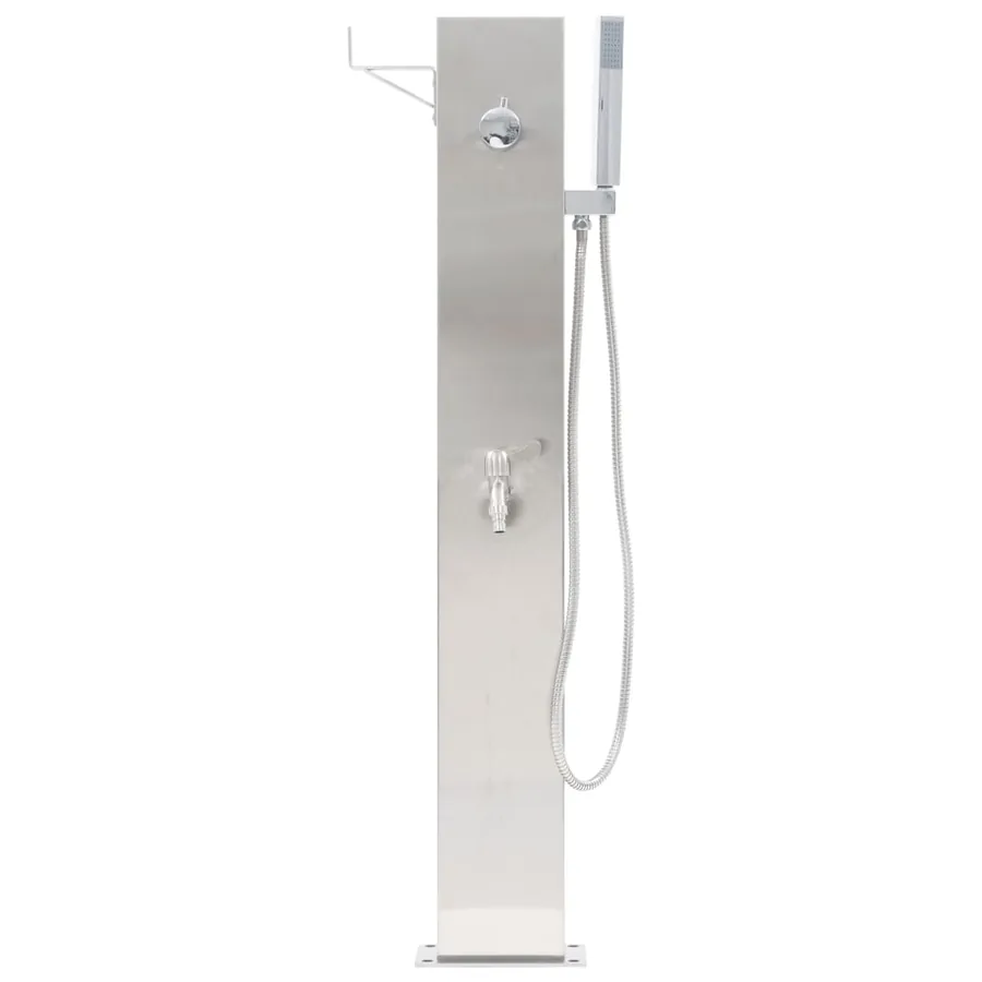 Robinet de douche de jardin 110 cm Acier inoxydable - 4